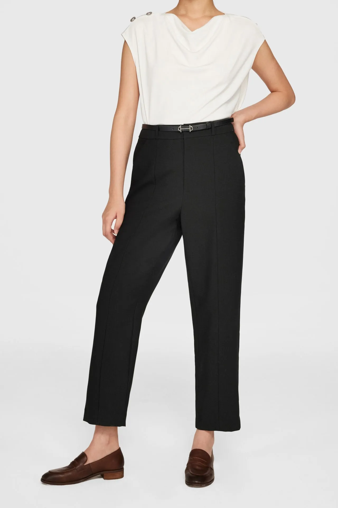 Tara Soft Touch Stretchable Tapered Fit Pants