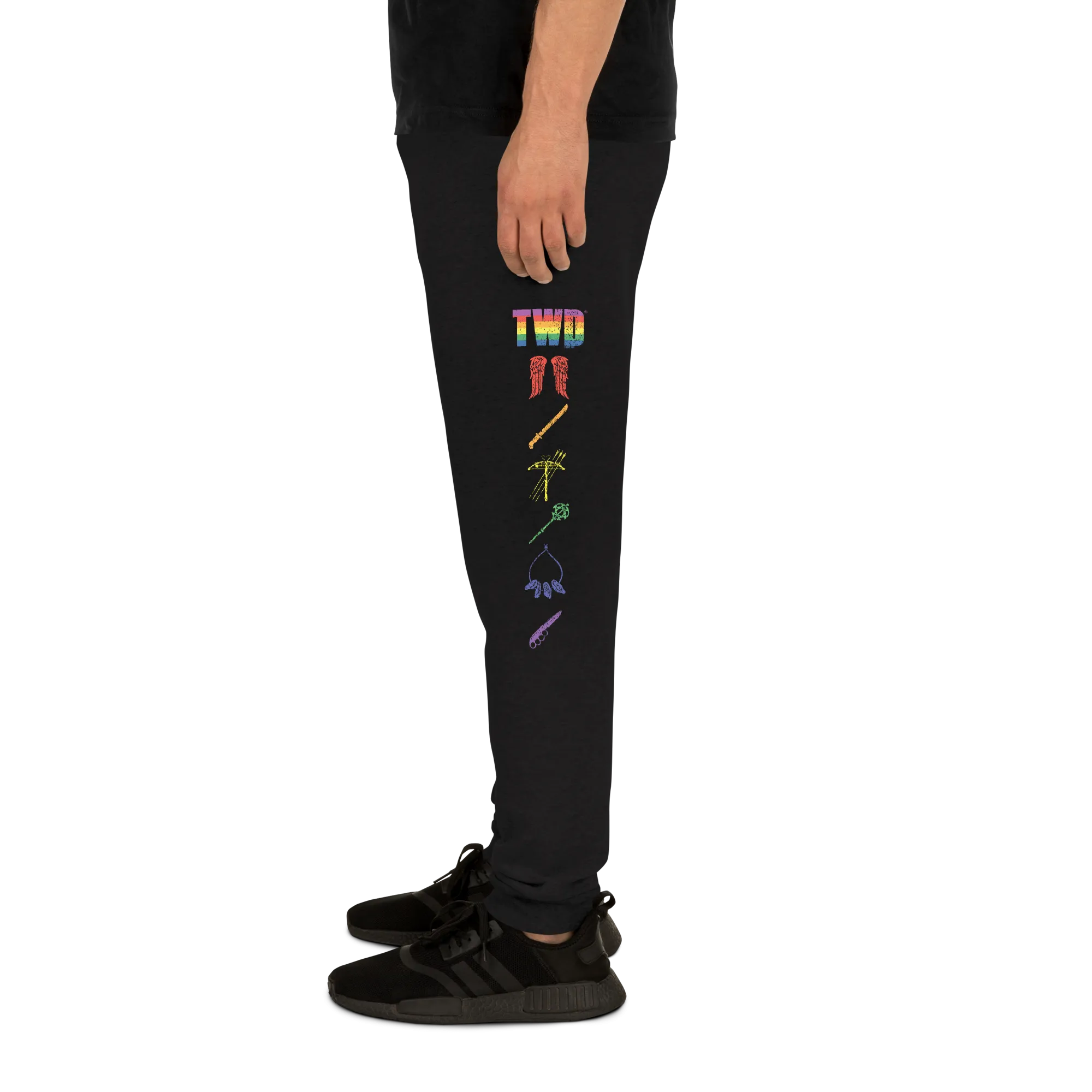 The Walking Dead Pride Icons Stack Adult Fleece Joggers