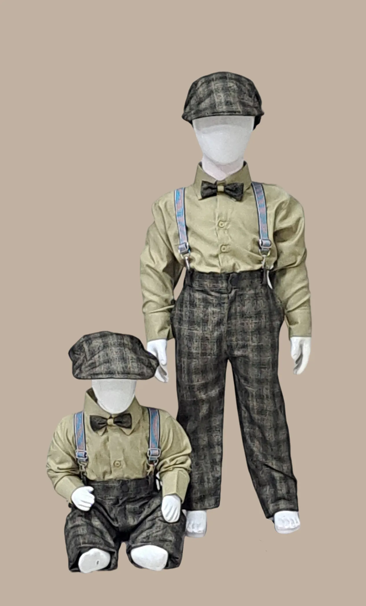 Toddler Boys Deep Olive 5 Piece Set