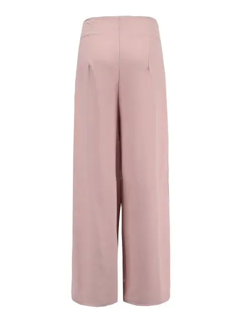 Trendy casual female trousers wide leg pants