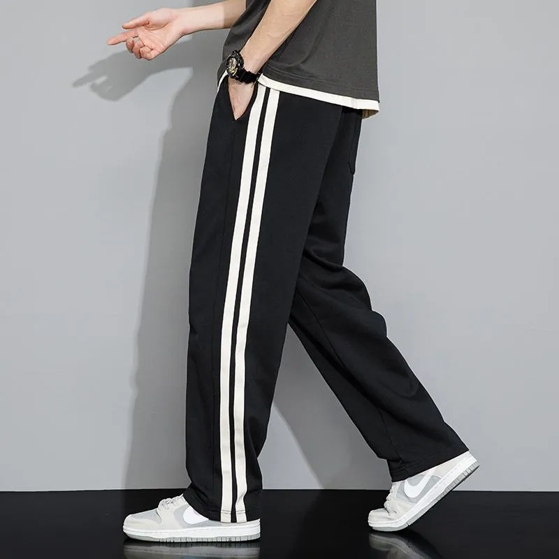 Trendy Floor-Length Versatile Draping Straight Pants Loose Fit Pants