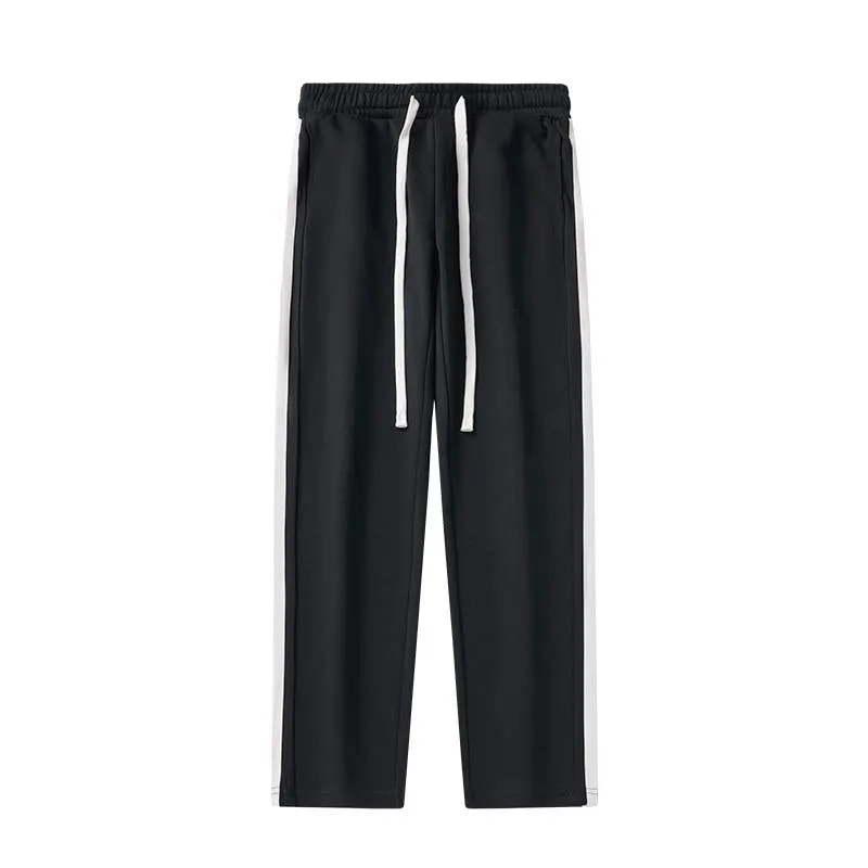 Trendy Floor-Length Versatile Draping Straight Pants Loose Fit Pants