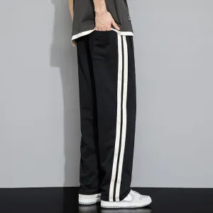 Trendy Floor-Length Versatile Draping Straight Pants Loose Fit Pants