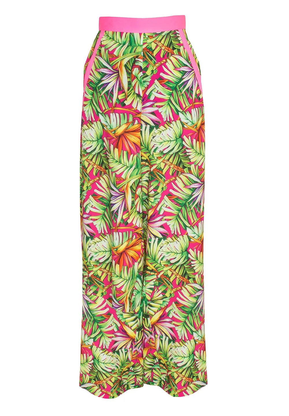 Tropics - Jungle Paradise Pants (Neon Pink)