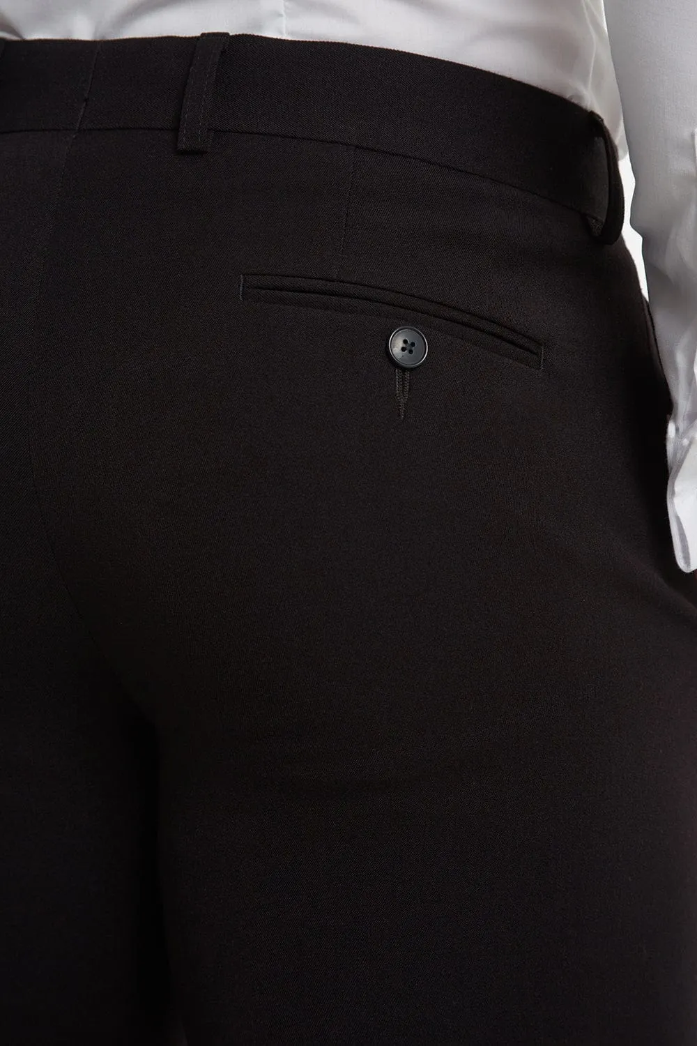 True Athletic Fit Suit Pants in Black