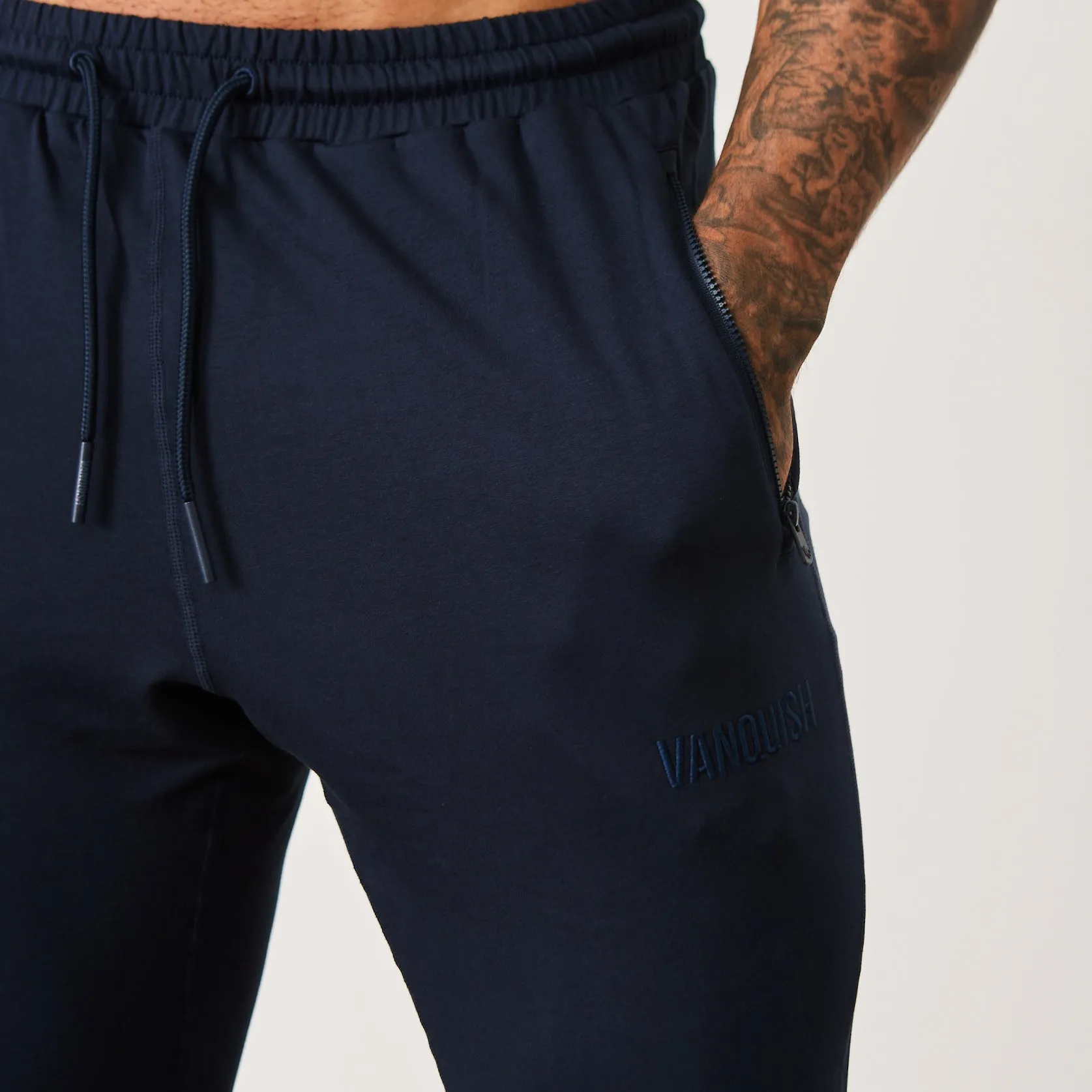 Vanquish Eclipse V2 Navy Blue Tapered Sweatpants