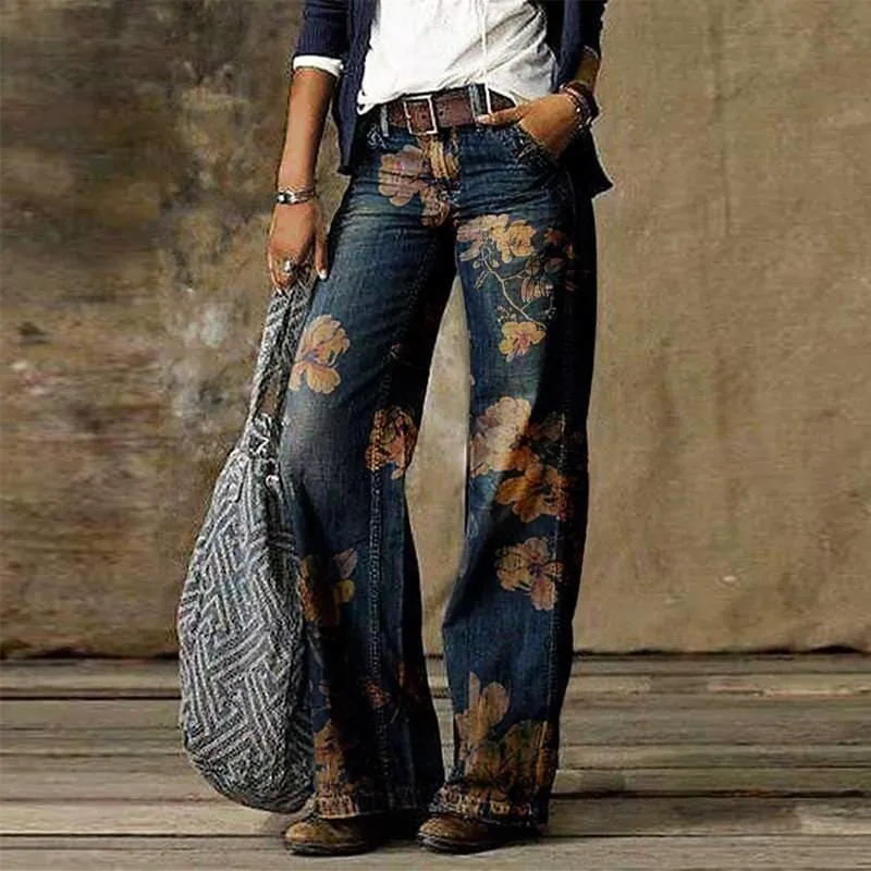 Wide Leg Pants Jeans For Women 2020